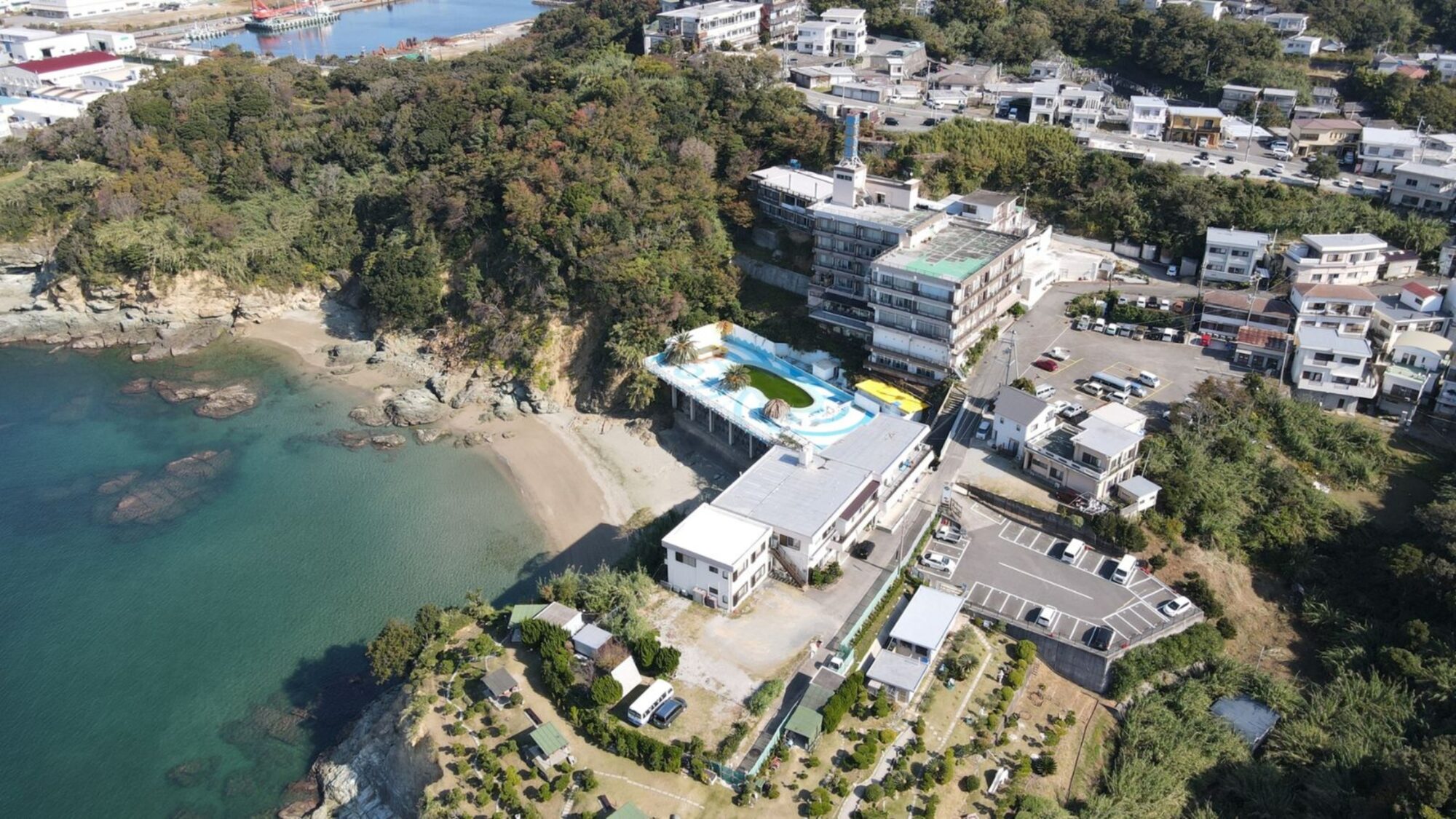 紀淡海峡、絶景風呂の宿